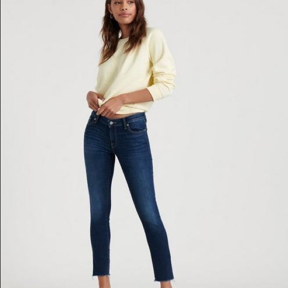 Lucky Brand Lolita Raw Hem Skinny Jeans - Picture 1 of 4